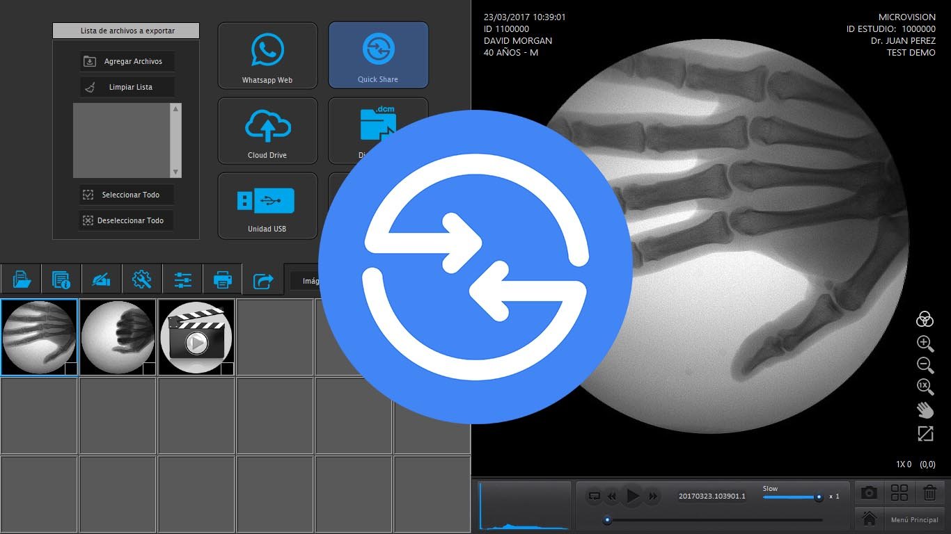 Comparte al instante por Quick Share con Microvision Software.